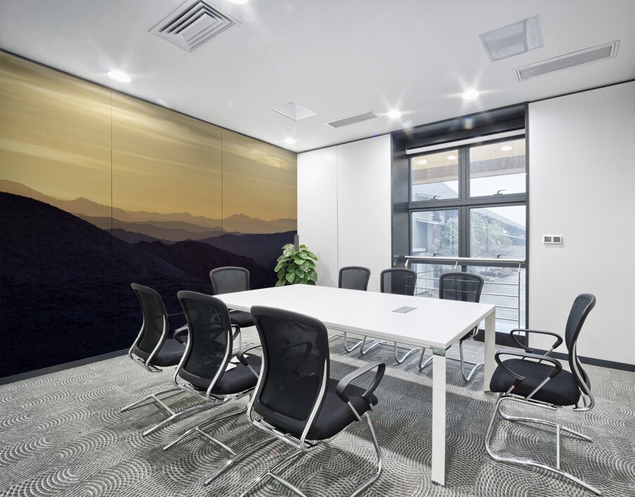 Sunrise in the mountains - Dantes View Wall Printing