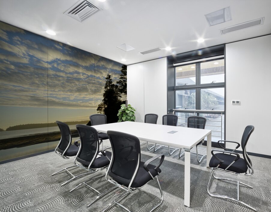 Photographing the sunset on Tonquin Beach Wall Printing