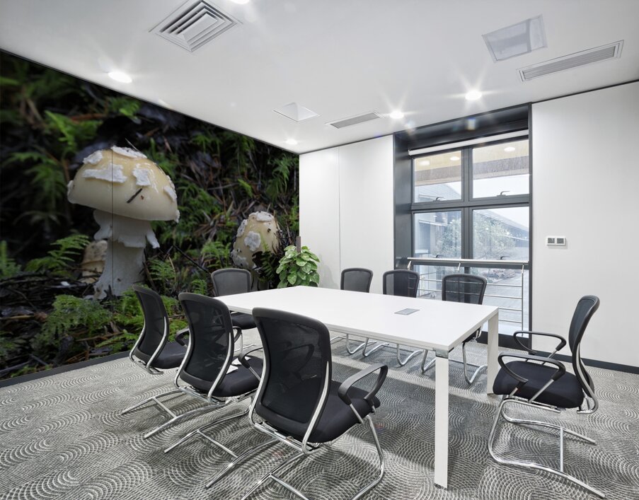 Mushroom Wall Printing