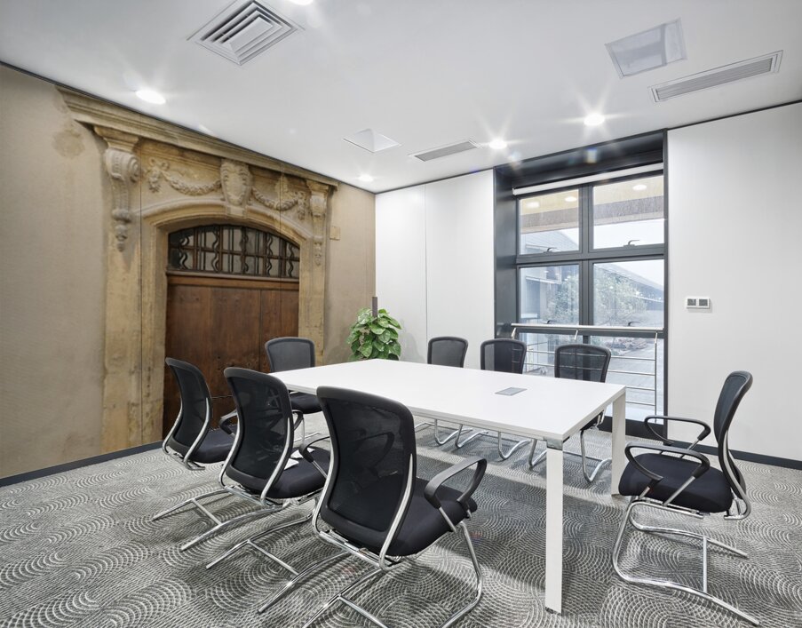 Ornate entry door in Lourmarin Wall Printing
