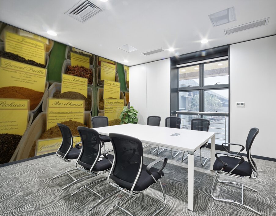Bulk ingredients at the Lourmarin market Wall Printing