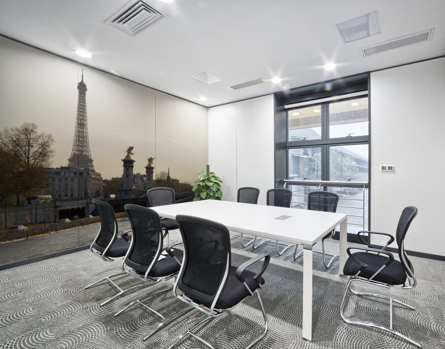 Pont Alexandre III and the Eiffel Tower from the Seine River - Paris Wall Printing