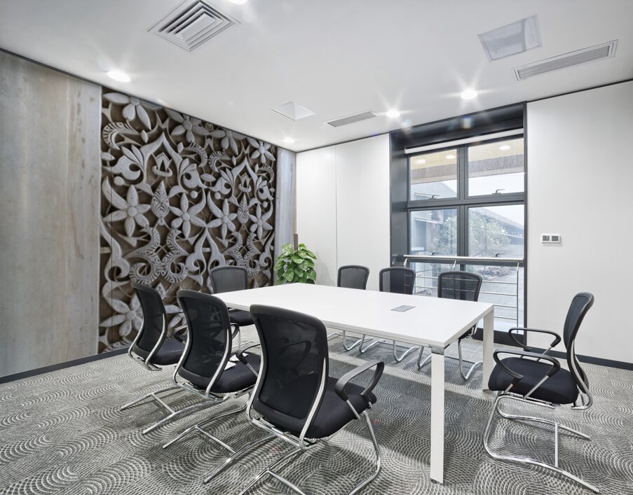 Decoracion del Patio de los Leones. The Alhambra. Granada. Andalusia. Spain Wall Printing