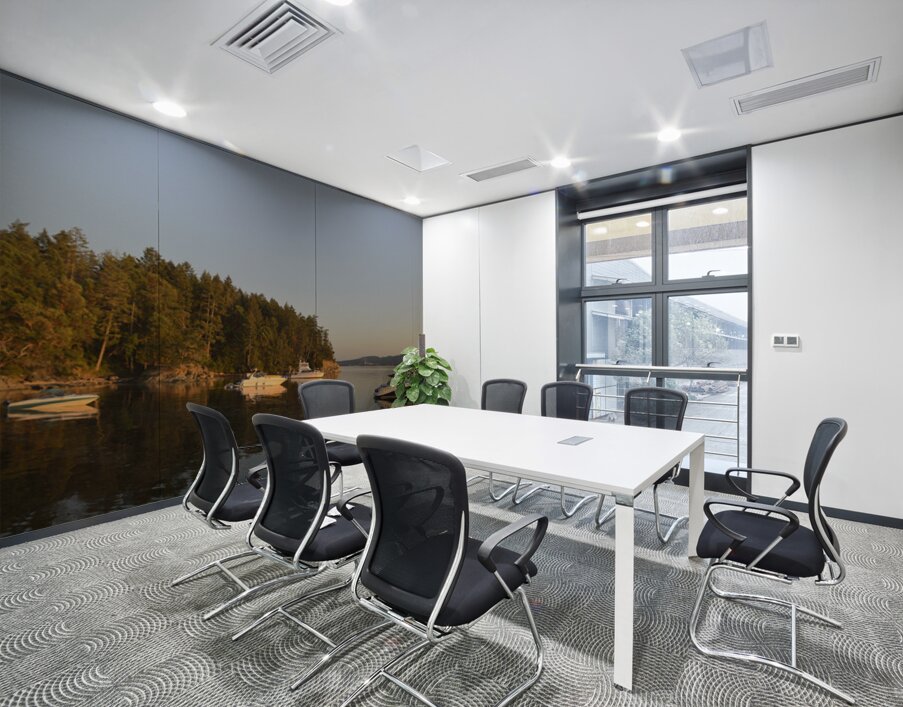 Sunset over Vancouver Island - Tent Island Wall Printing