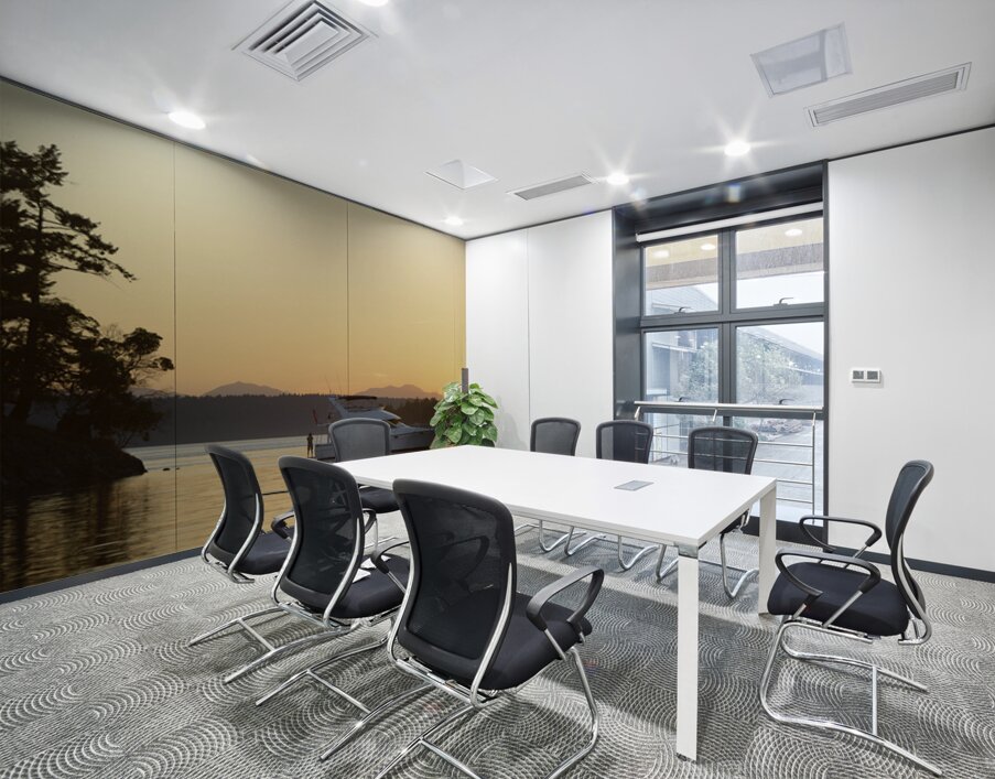 Photographing the sunset Wall Printing