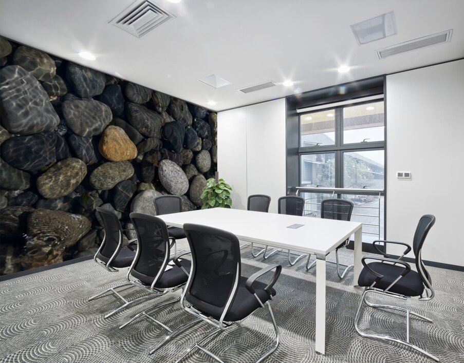 Polished rocks under the water. Sucia Island Wall Printing