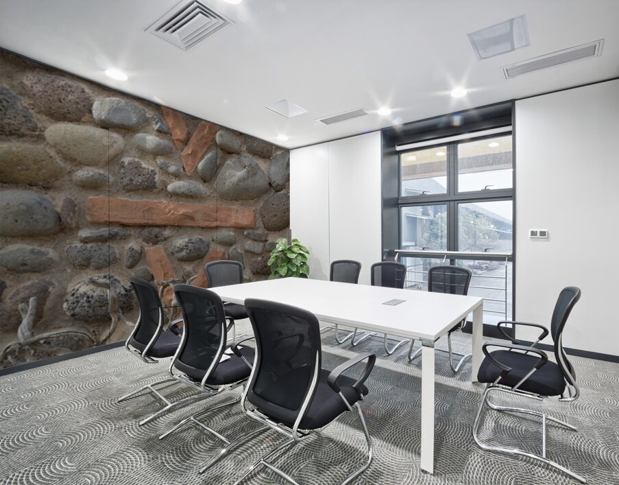 V Bar V stone ranch sign at Crane Petroglyph Heritage Site in Verde Valley Arizona Wall Printing