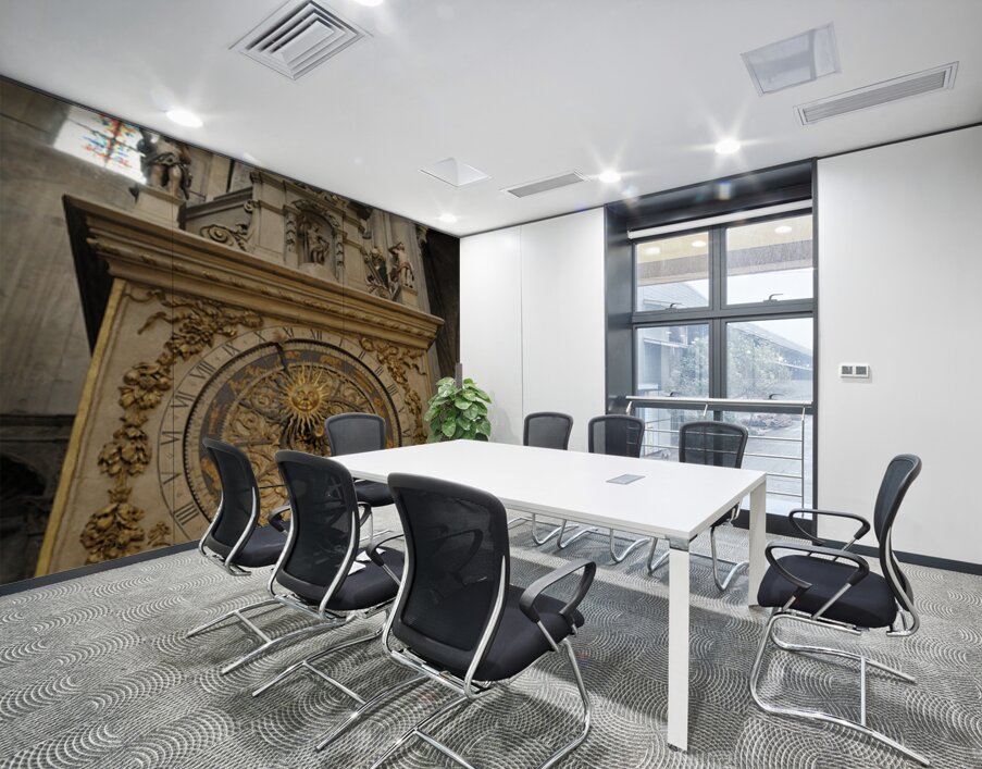 Lyon astronomical clock Cathedrale Saint Jean Baptiste Lyon France Wall Printing