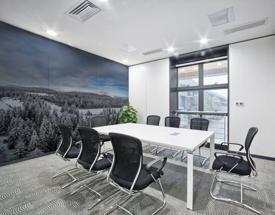 Cowichan Valley Winter Wall Printing