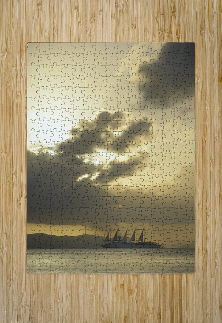 The large luxury sailboat Club Med 2 Kevin Oke Puzzle printing