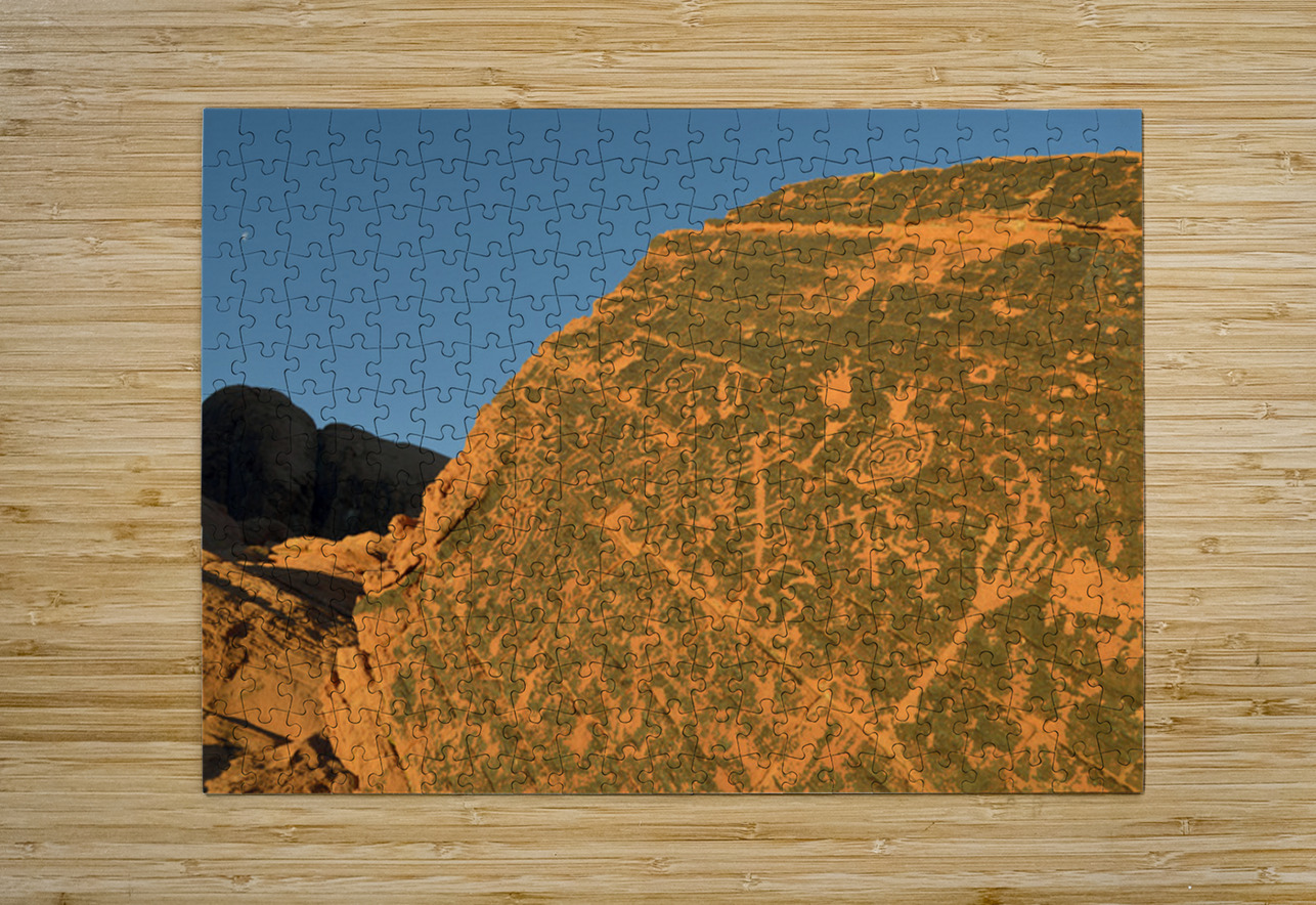 Petroglyphs near Atlatl Rock Kevin Oke Puzzle printing