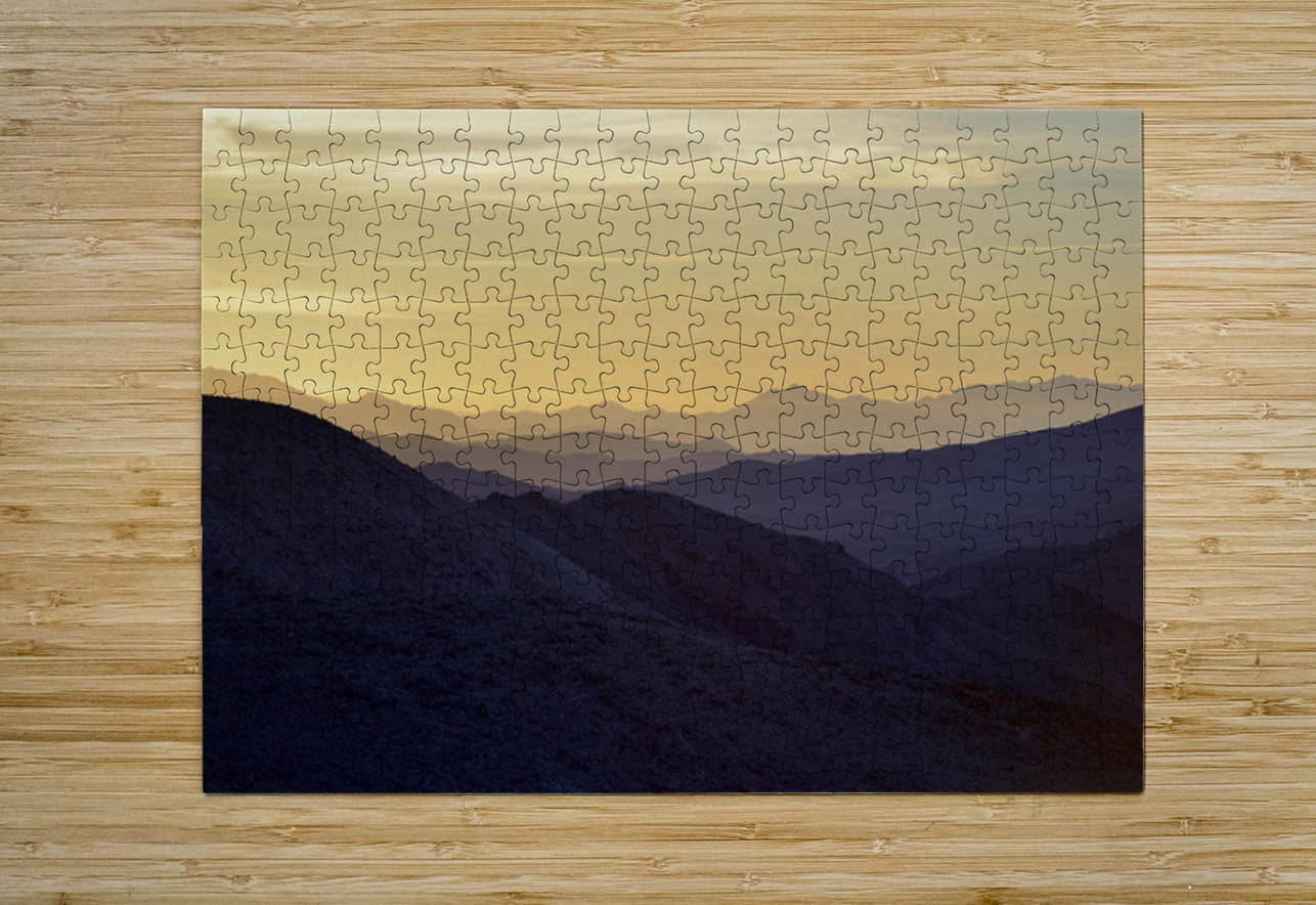 Sunrise in the mountains - Dantes View Kevin Oke Puzzle printing