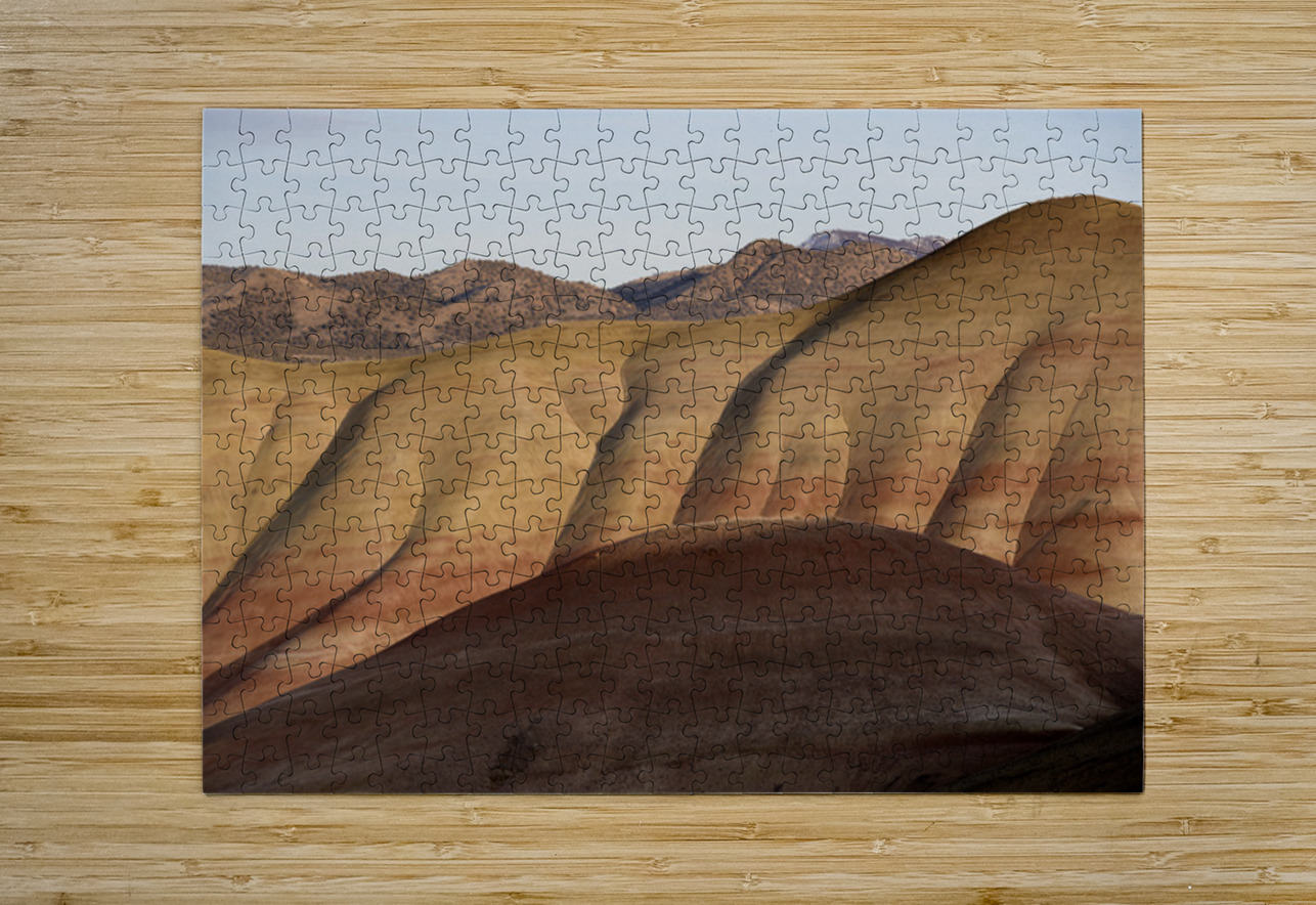 Colorful layers of sediment - John Day Fossil Beds Kevin Oke Puzzle printing