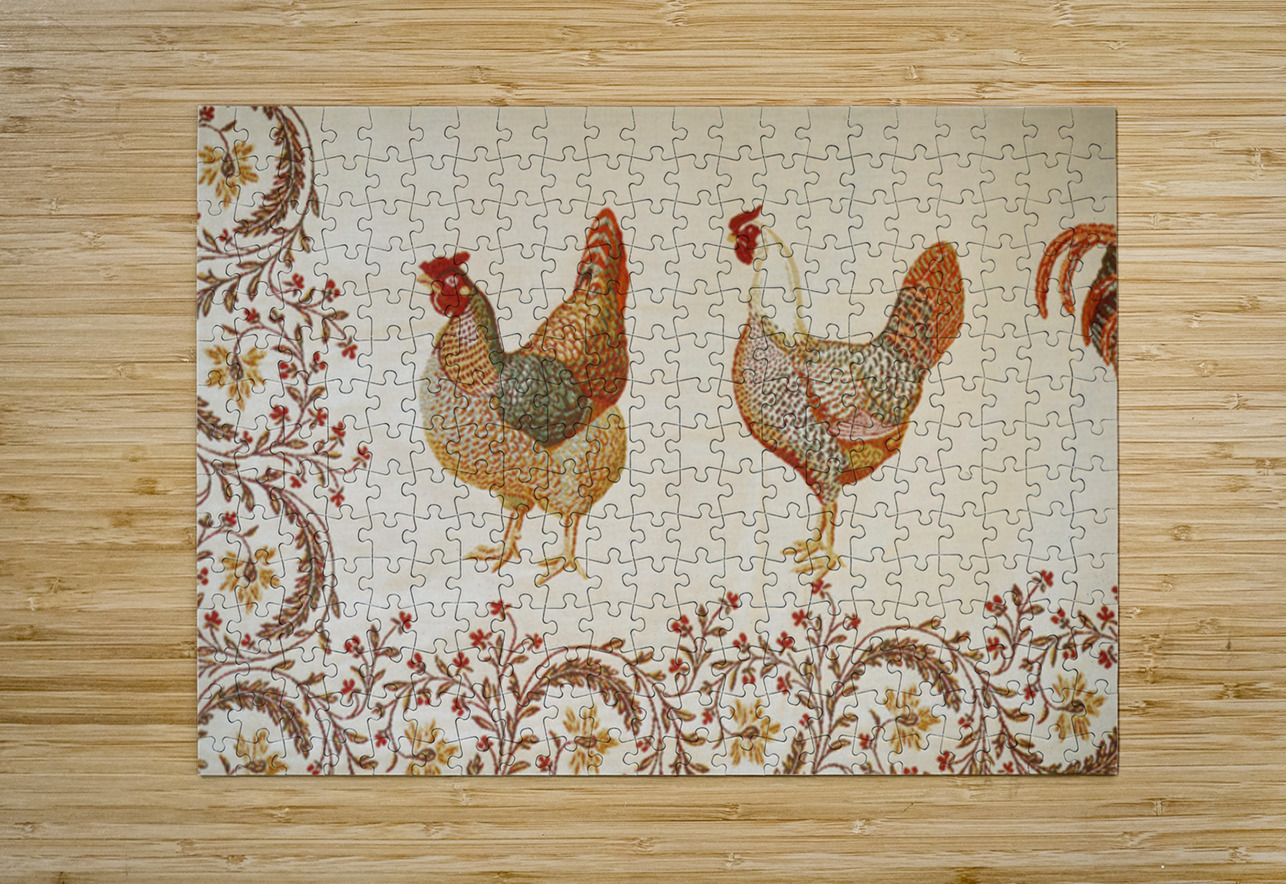 Roosters - Aix-en-Provence Kevin Oke Puzzle printing