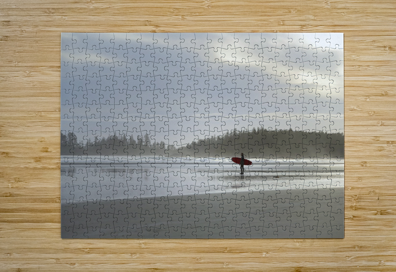 Surfing at Long Beach Kevin Oke Puzzle printing