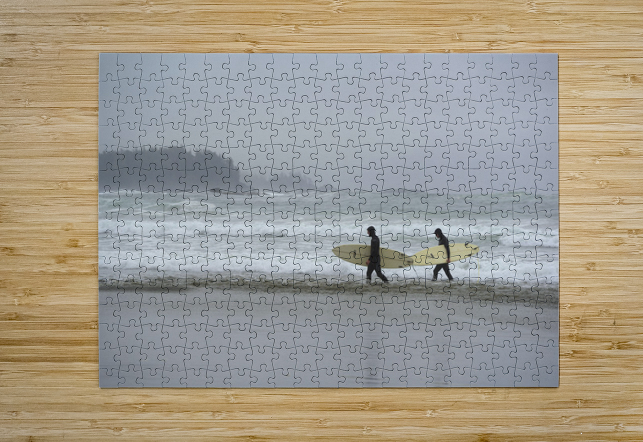 Surfing at Florencia Beach Kevin Oke Puzzle printing