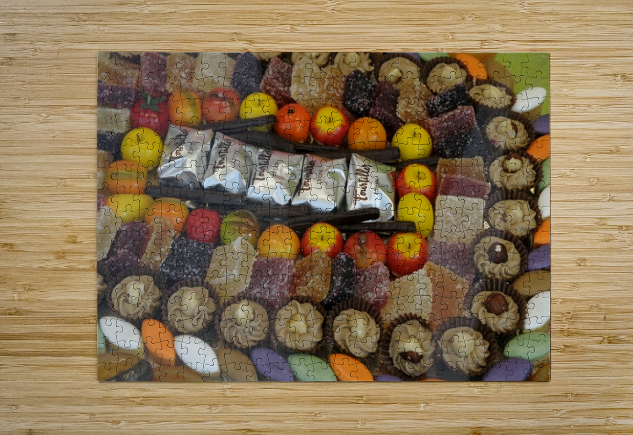 Sweets for sale in a local shop window Kevin Oke Puzzle printing