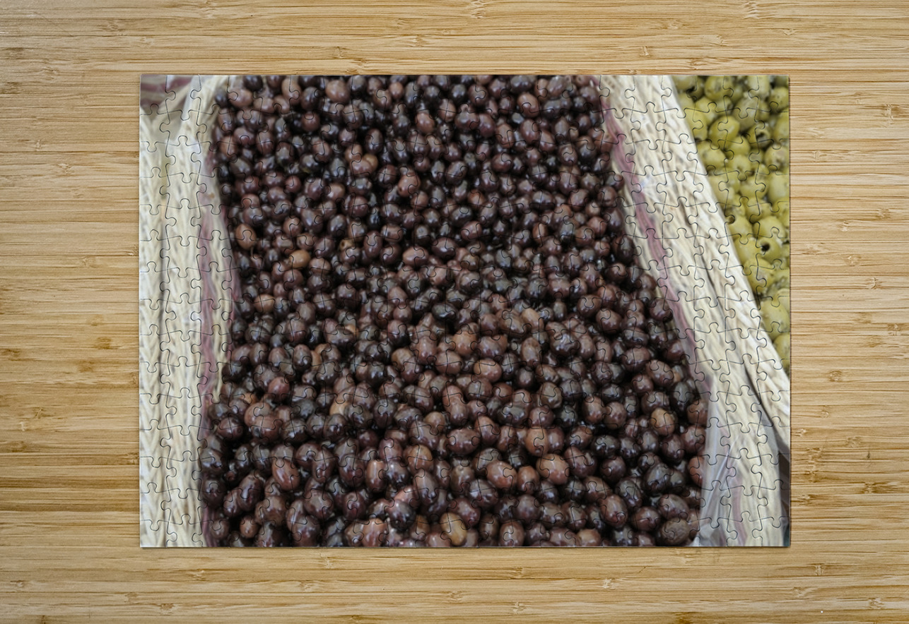 Black olives been sold in bulk Kevin Oke Puzzle printing