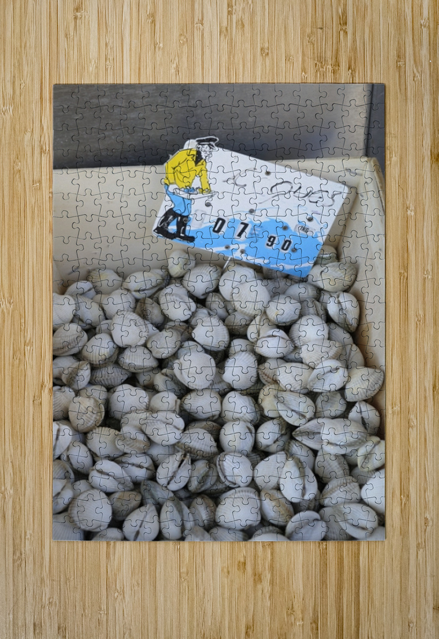 Clams at the Thursday Market - Boulevard Saint Germain -  Paris Kevin Oke Puzzle printing