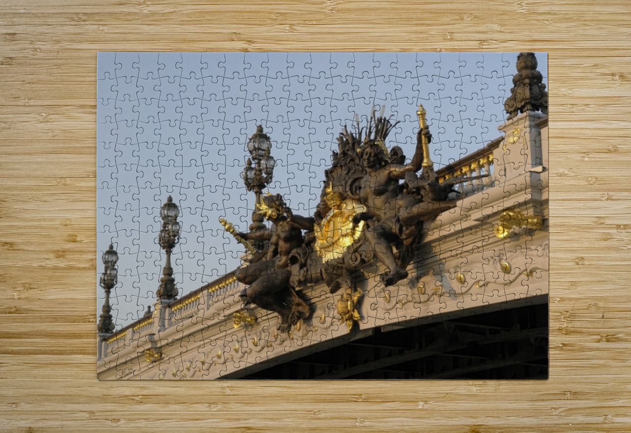 Nymphs of the Seine on Pont Alexandre III - Paris Kevin Oke Puzzle printing