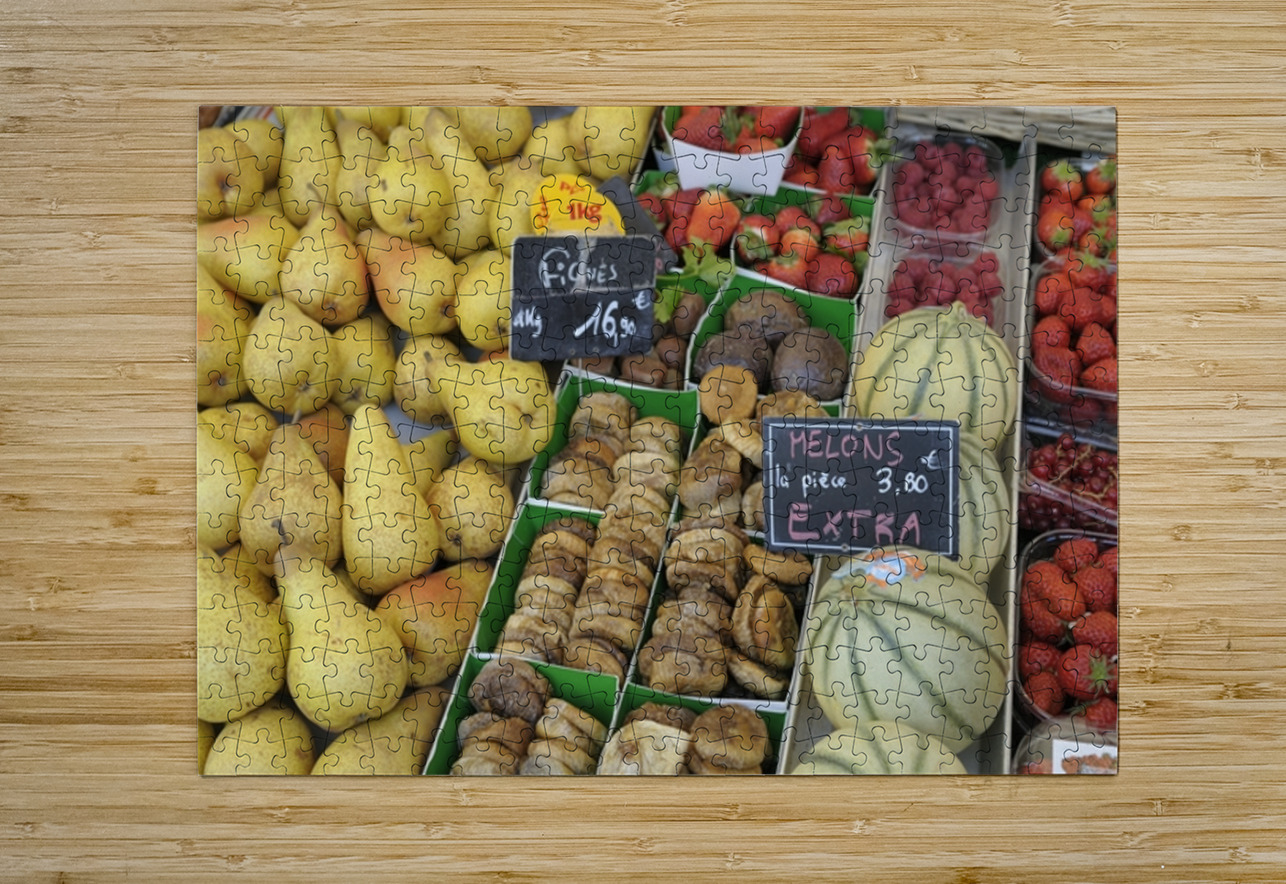Fresh Fruit Thursday Market Boulevard Saint Germain - Paris Kevin Oke Puzzle printing