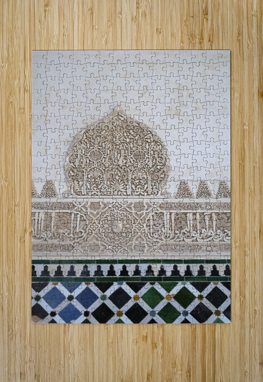 Patio de Arrayares   Court of the Myrtles The Alhambra Granada Andalusia Spain Kevin Oke Puzzle printing