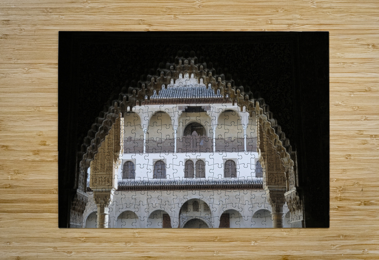 Patio de Comares The Alhambra Granada Andalusia Spain Kevin Oke Puzzle printing