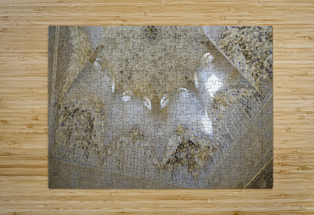 Roof of the Abencerrajes Hall The Alhambra Granada Andalusia Spain Kevin Oke Puzzle printing