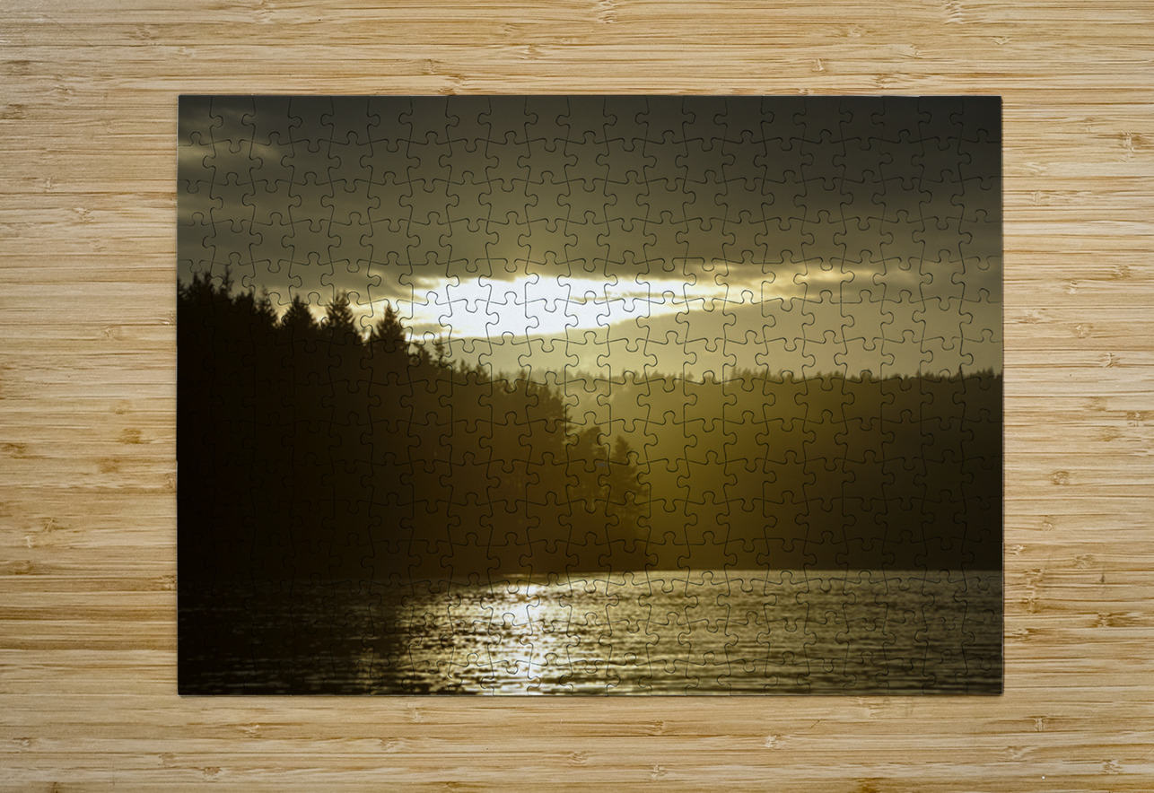 Sunset - James Island - San Juan Islands Kevin Oke Puzzle printing