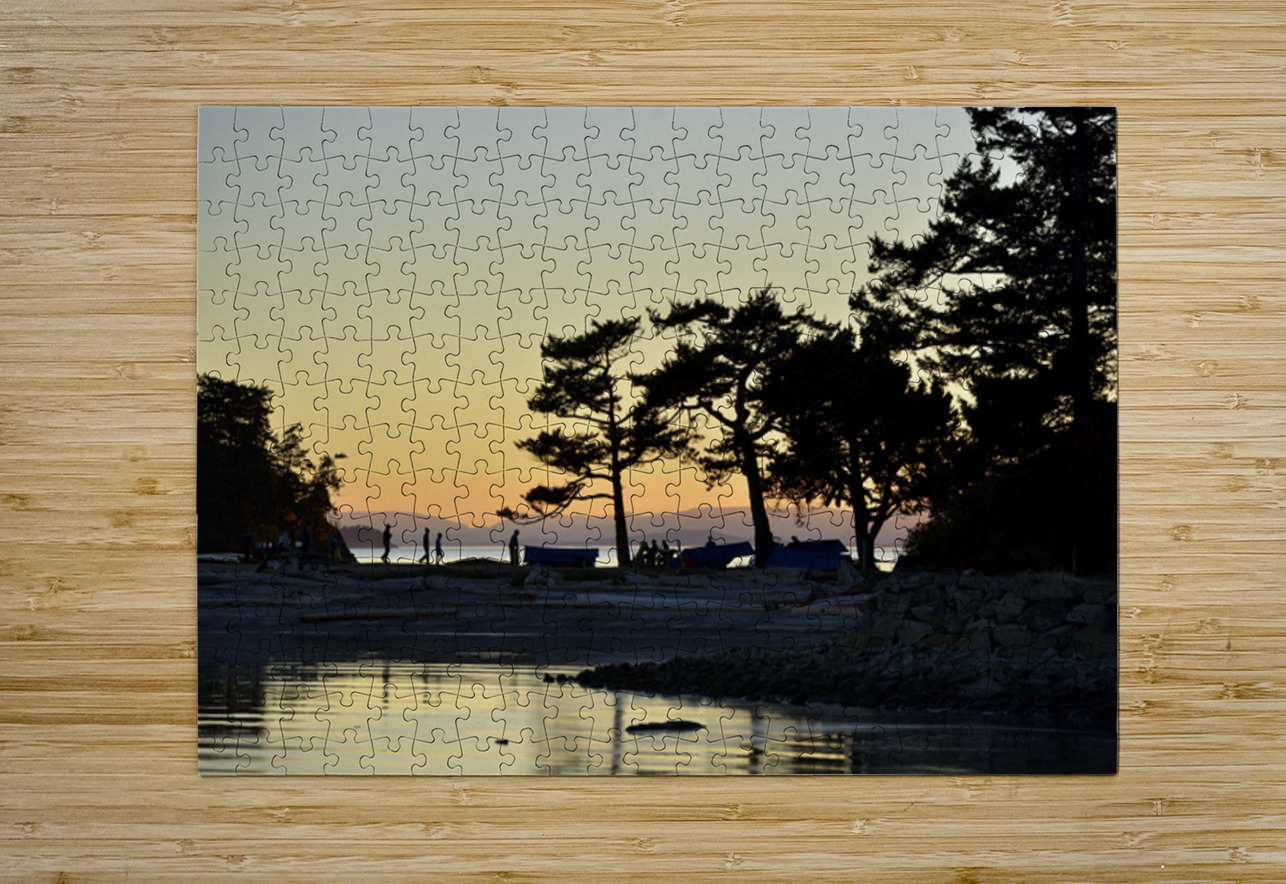 Sucia Island Sunset - San Juan Islands Kevin Oke Puzzle printing