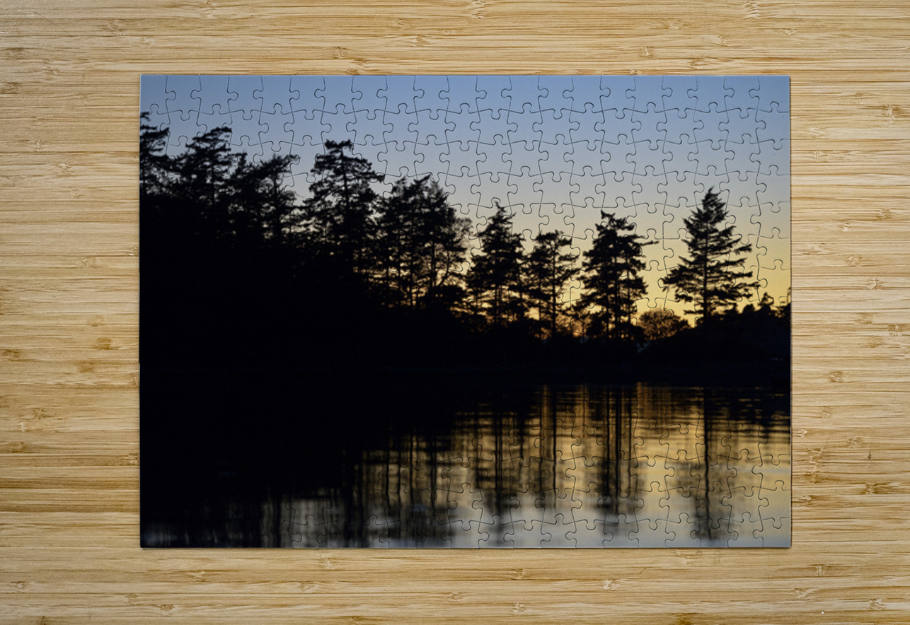 Sucia Island sunset - San Juan Islands Kevin Oke Puzzle printing