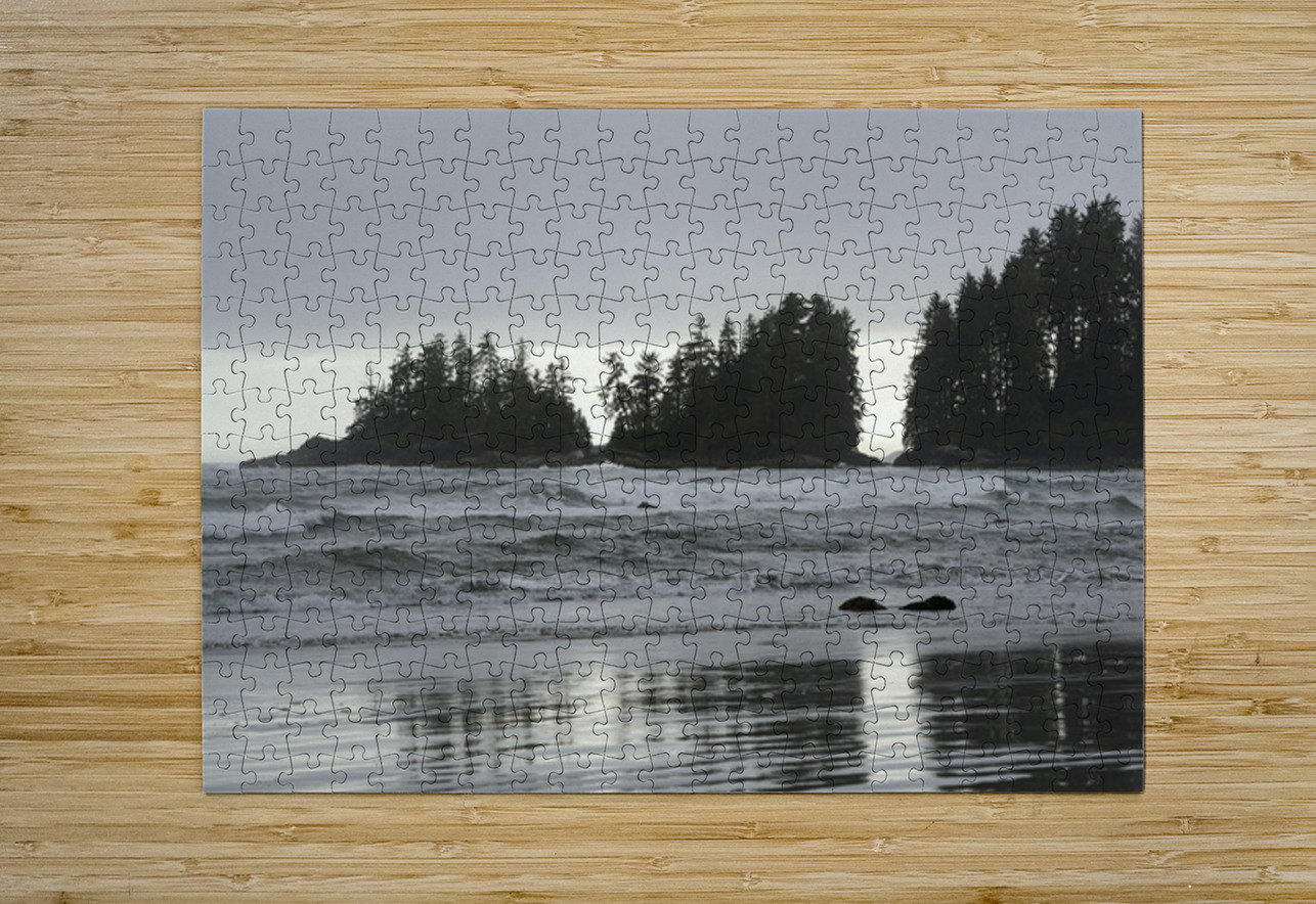 Waves crashing on Florencia Beach Pacific Rim National Park Kevin Oke Puzzle printing