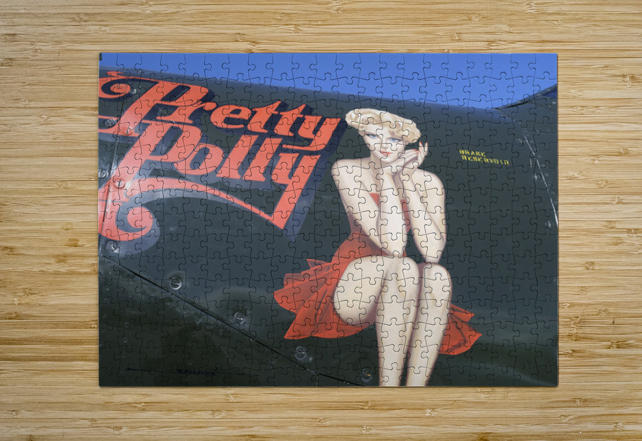 Bell P 63 Kingcobra Palm Springs Air Museum Kevin Oke Puzzle printing