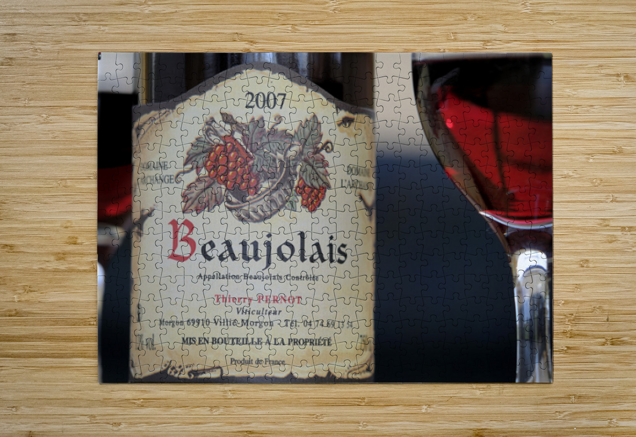 2007 Beaujolais Thierry Pernot Cercy la Tour Nièvre Burgundy France Kevin Oke Puzzle printing