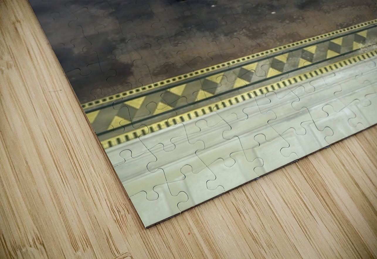 Carved crucifixion scene Eglise Saint Pothin Kevin Oke Puzzle