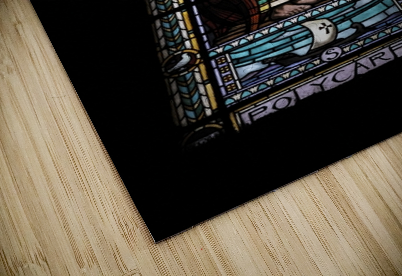 Stained glass window of St. Polycarp Kevin Oke Puzzle