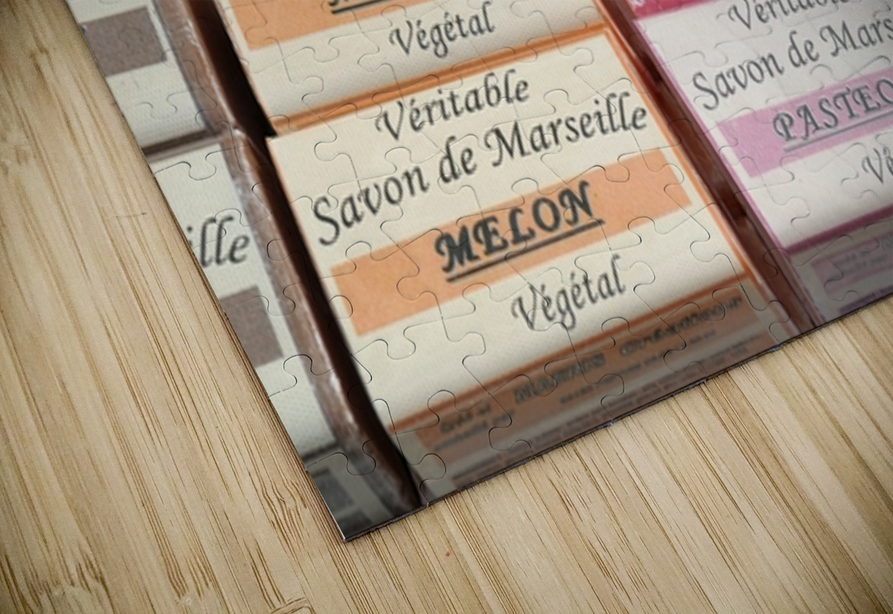 Melon and watermelon soap bars at the Lourmarin market Kevin Oke Puzzle