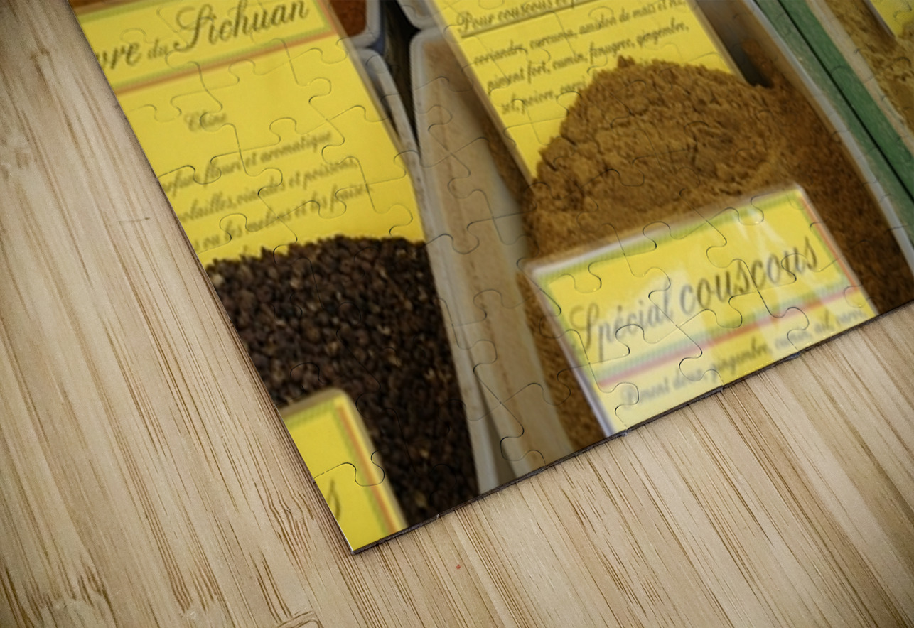 Bulk ingredients at the Lourmarin market Kevin Oke Puzzle