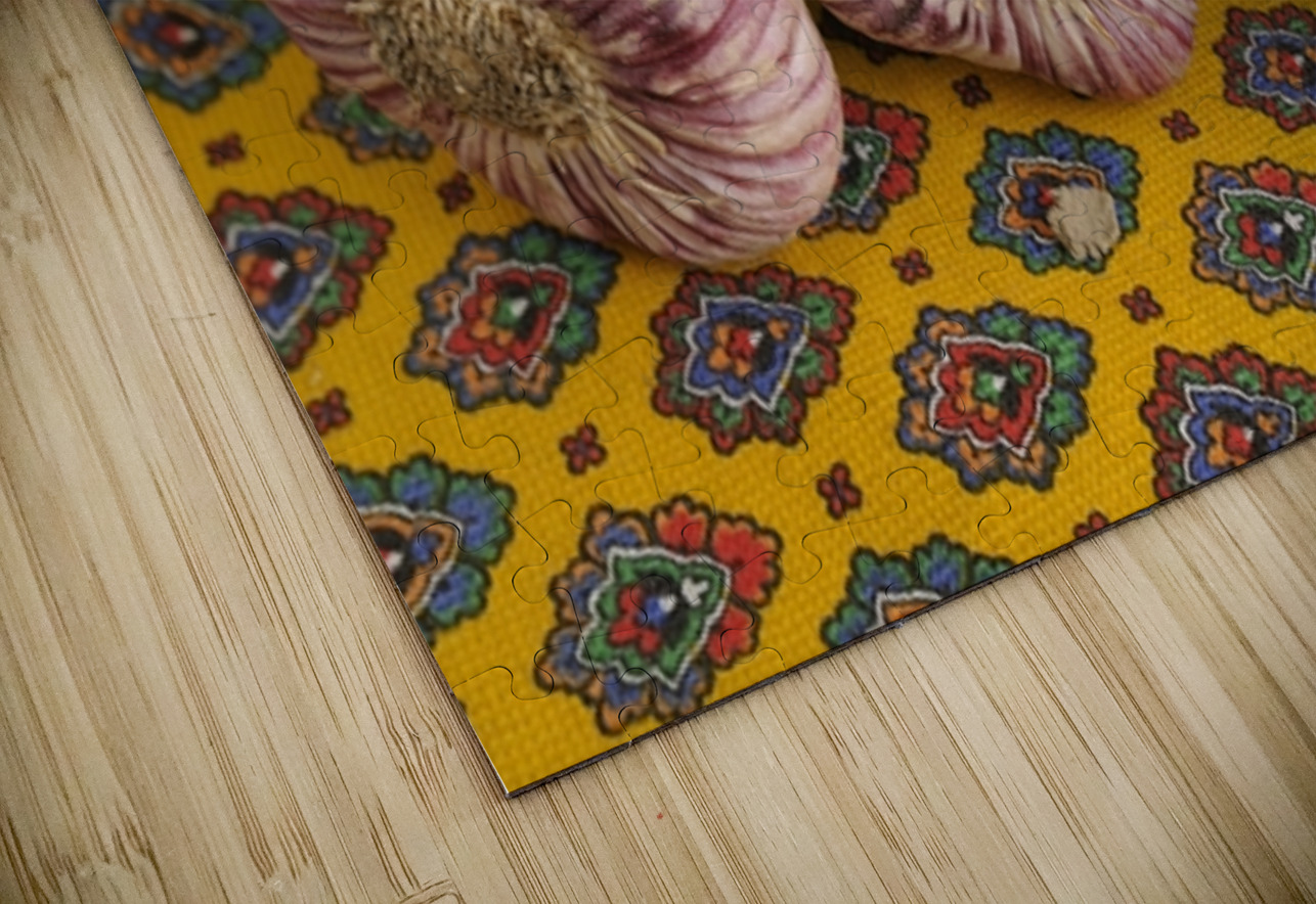 Garlic at the Friday market in Lourmarin Kevin Oke Puzzle