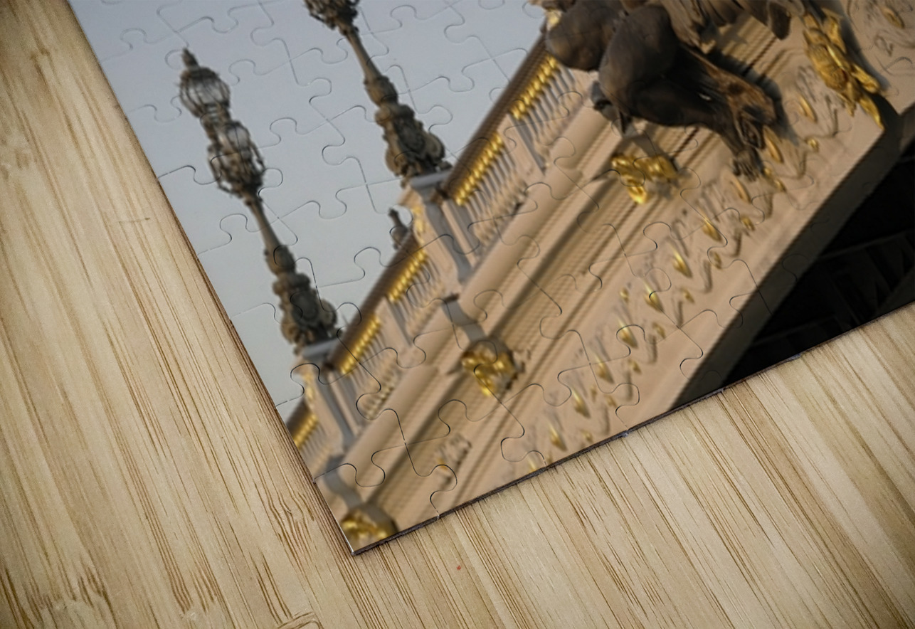 Nymphs of the Seine on Pont Alexandre III - Paris Kevin Oke Puzzle