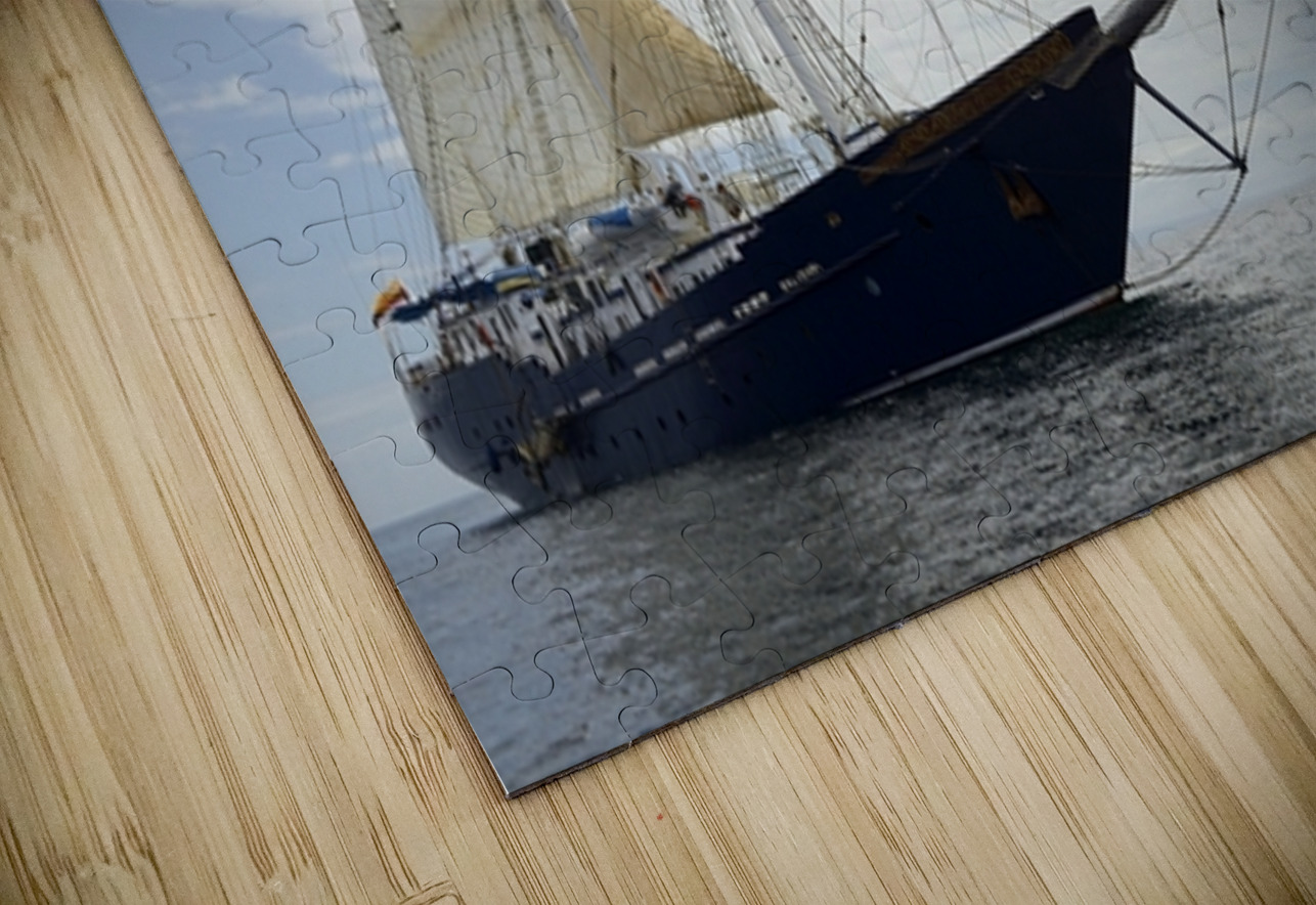 SS Mary Anne under sail Isabela Island Galapagos Islands Ecuador Kevin Oke Puzzle