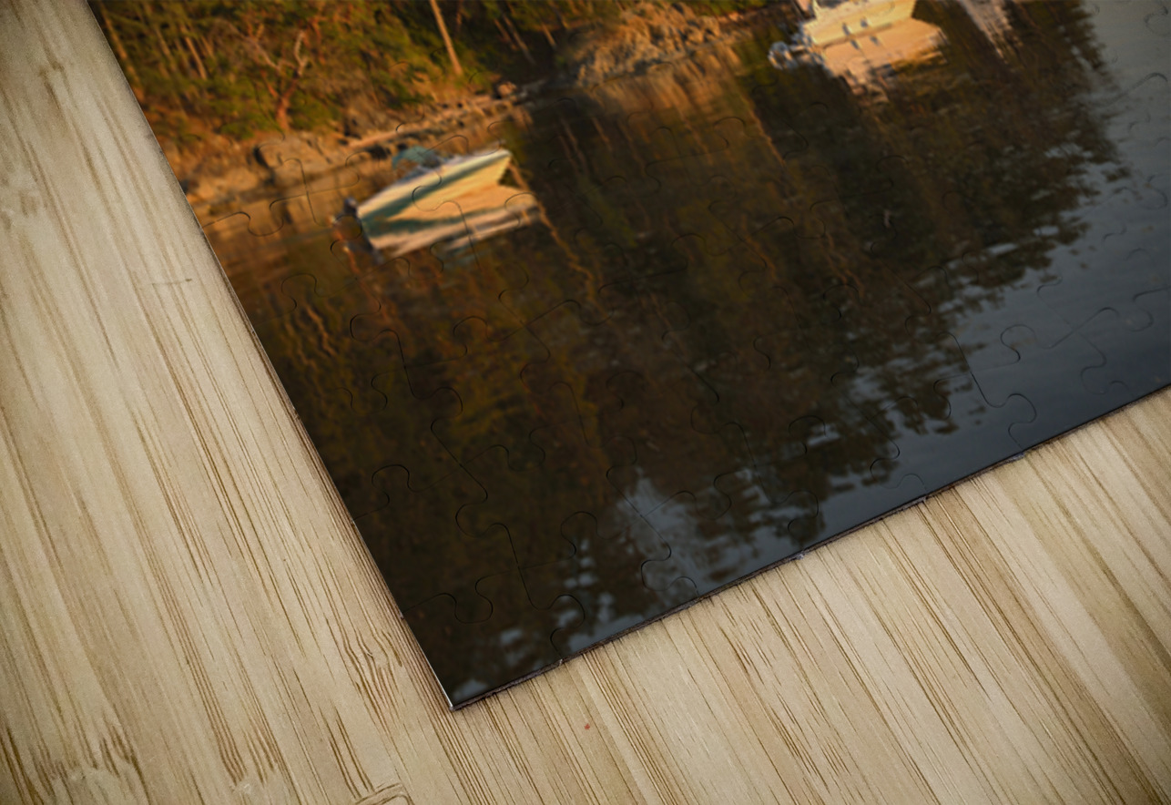 Sunset over Vancouver Island - Tent Island Kevin Oke Puzzle