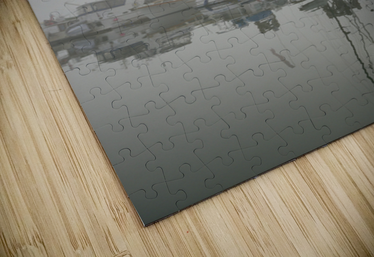 Fog in the harbour - San Juan Island Kevin Oke Puzzle