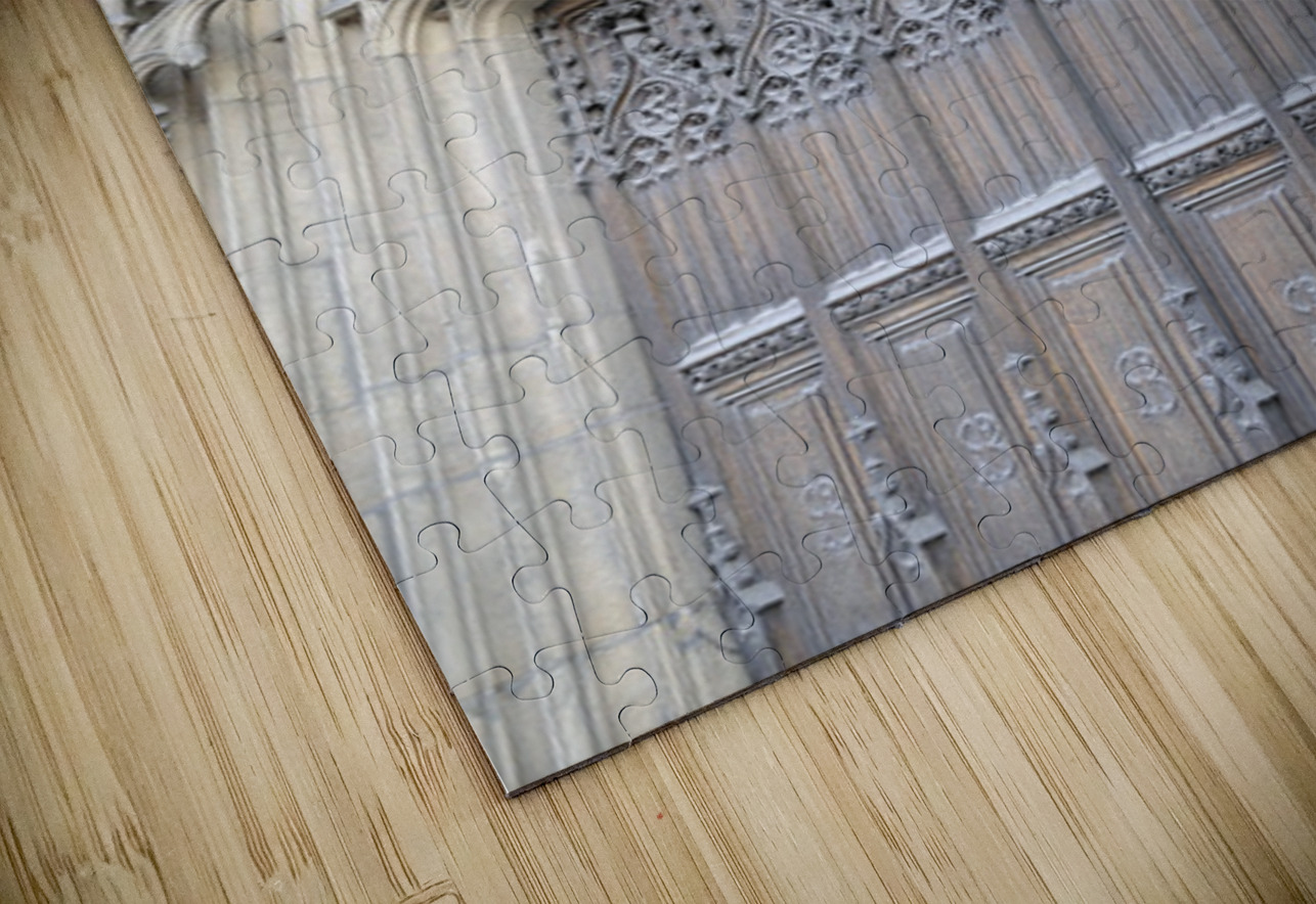 Entrance door detail of Eglise Saint-Bonaventure. France Kevin Oke Puzzle