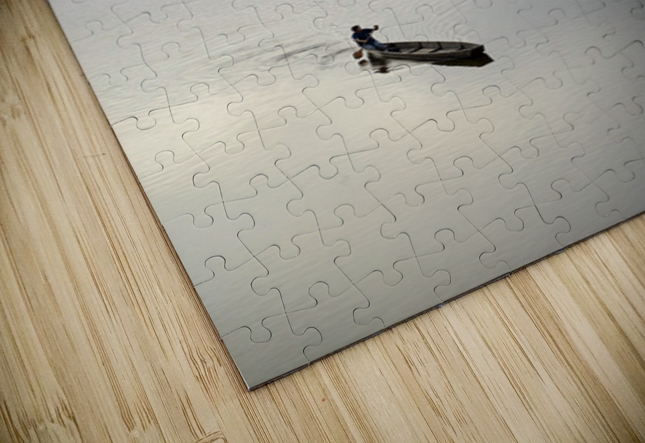 Canoeing on Lake Garzacocha Orellana Ecuador Kevin Oke Puzzle