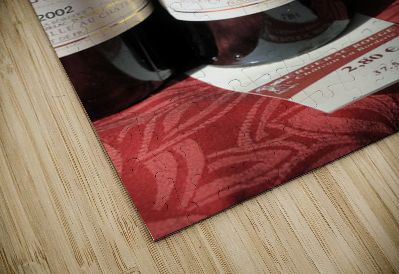 Red Wine Chateau La Borderie Thursday Market Boulevard Saint Germain Paris Île de France France Kevin Oke Puzzle