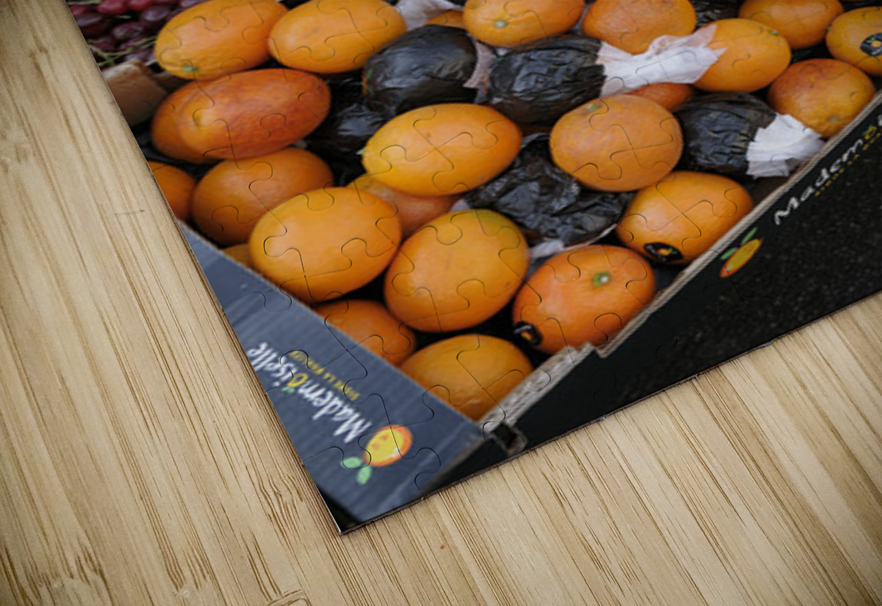 Oranges and avocados at a street market Châtillon sur Loire Centre France Kevin Oke Puzzle