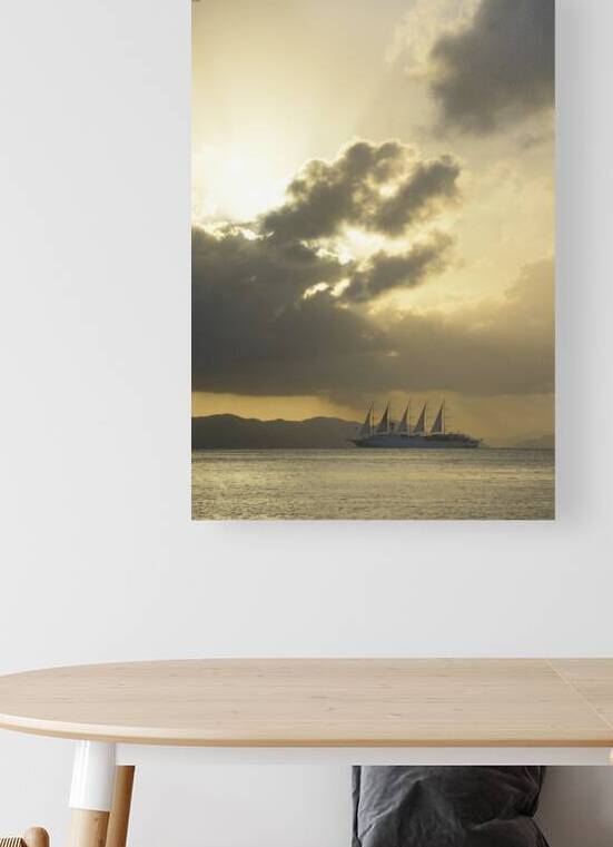 The large luxury sailboat Club Med 2 by Kevin Oke