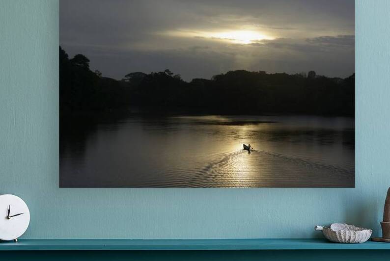 Canoeing on Lake Garzacocha - Amazon by Kevin Oke