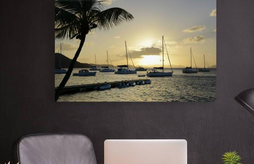 Dramatic sunset at Manchioneel Bay by Kevin Oke